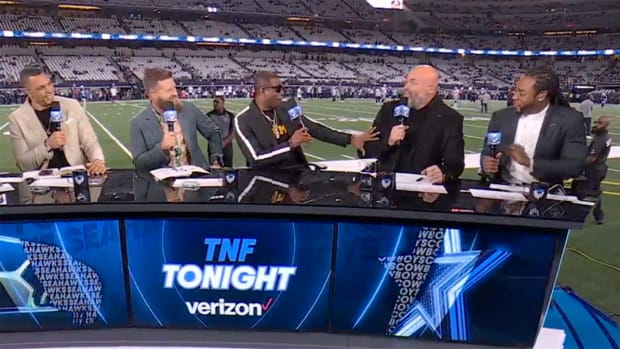 Colorado football head coach Deion Sanders on Prime’s TNT Tonight.
